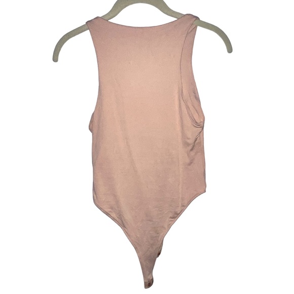 ZARA | NUDE HALTER NECK BODYSUIT - Picture 3 of 8